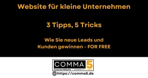 Website fuer kleine Unternehmen - 3 Tips und 5 Tricks