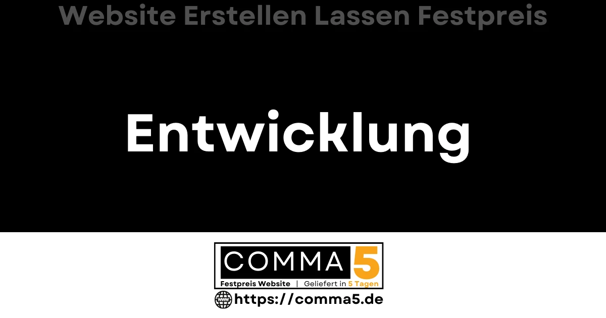 Website Erstellen Lassen Festpreis - Entwicklung